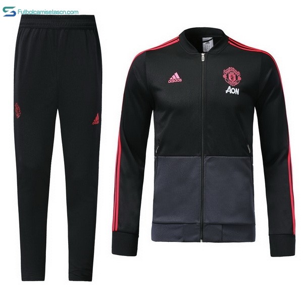 Chandal Manchester United 2018/19 Negro Gris